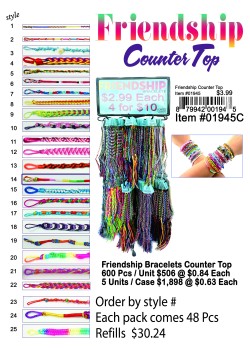 Friendship Bracelets Counter Top